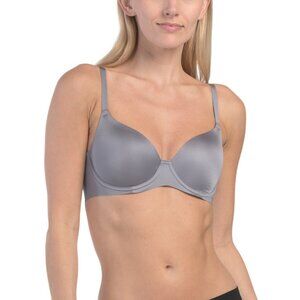 B. TEMPT'D BY WACOAL Silver Made In Italy Silk Blend Spotlight Contour Bra